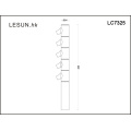 Luz móvel da mostra da jóia do diodo emissor de luz 3W / lâmpada LC7328c do armário